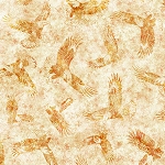 Stars Stripes and Steel 31699 S American Eagle Tonal Gold Quilting Treasures